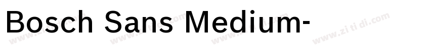 Bosch Sans Medium字体转换 Bosch Sans Medium字体转换